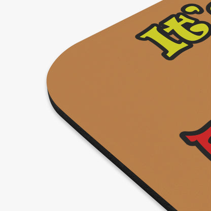 popping like popcorn - Mouse Pad (Rectangle) (light brown)