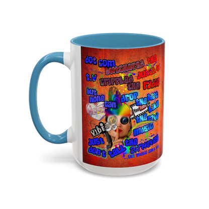 drop the beat - Accent Mug (burnt orange)