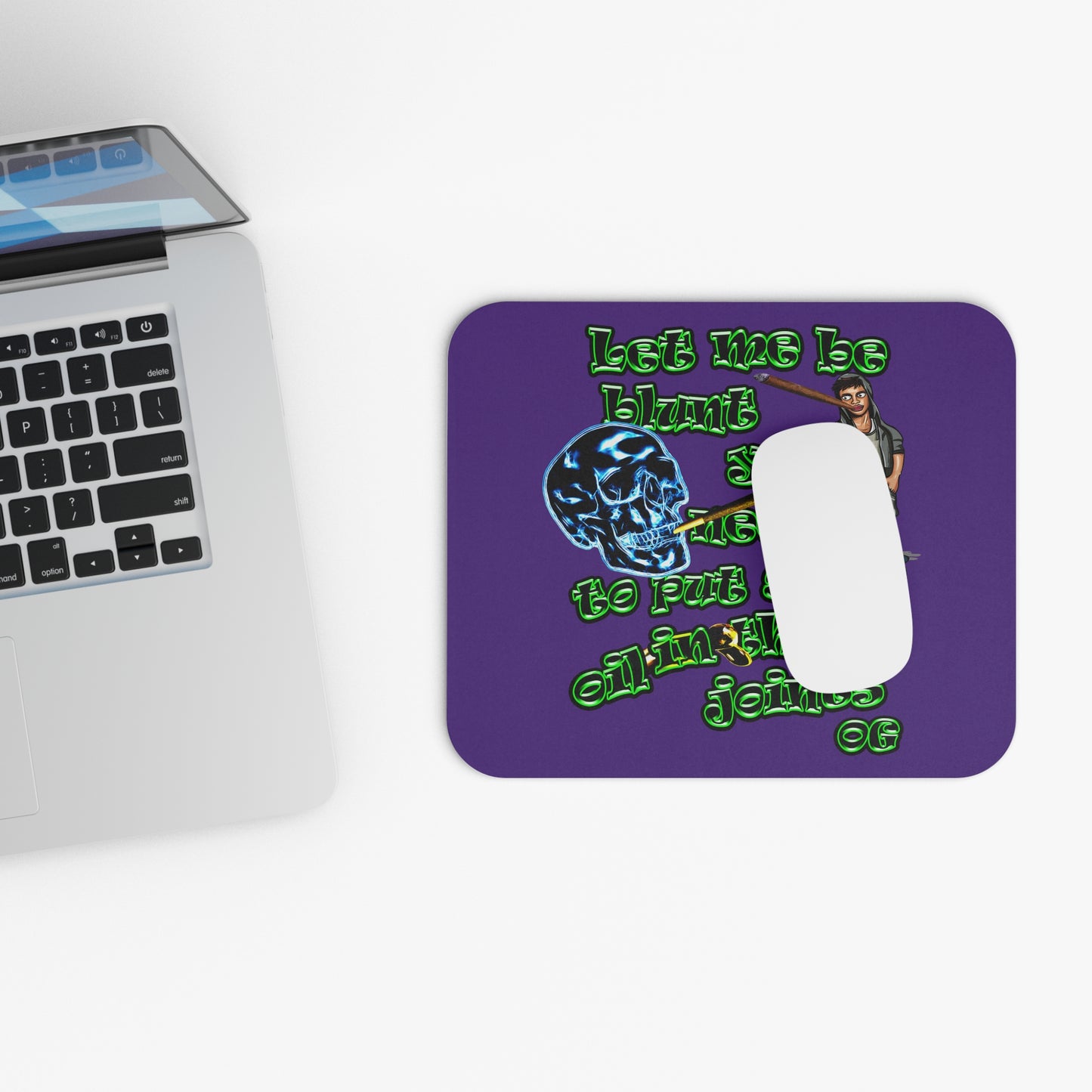 og - Mouse Pad (Rectangle) (purple)