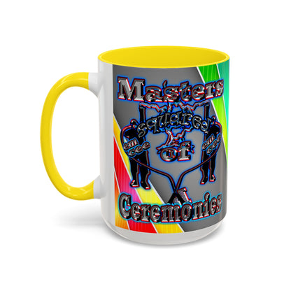 em cee squared - Accent Mug (rainbow split)