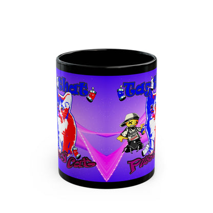 tag that - Black Mug (purple-pink wave)