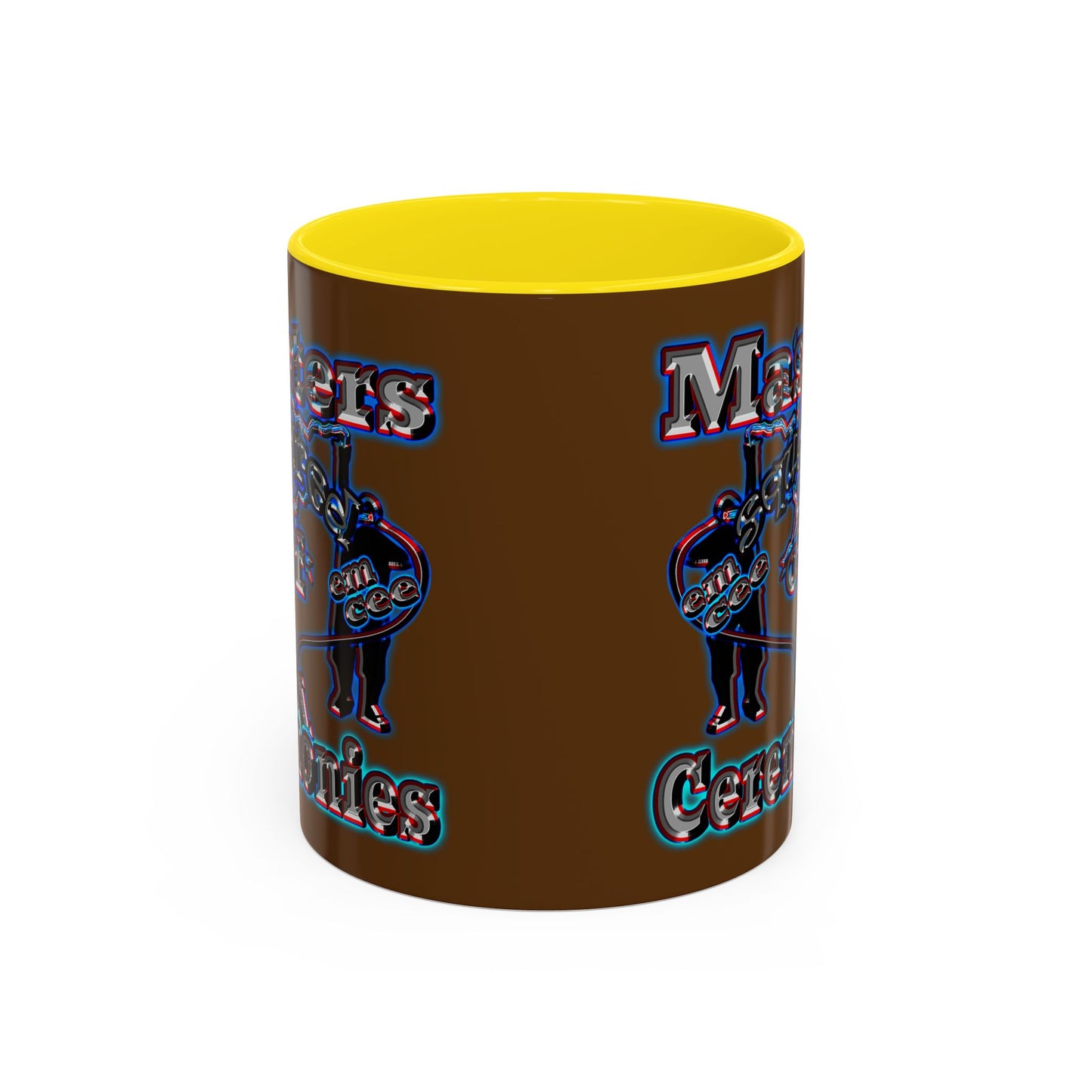 em cee squared - Accent Mug (brown)