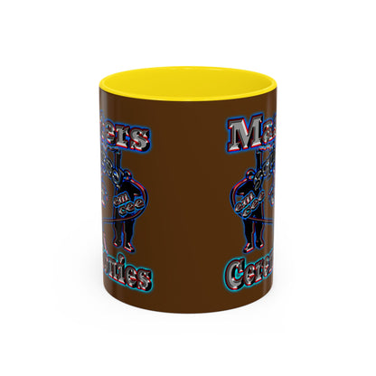 em cee squared - Accent Mug (brown)