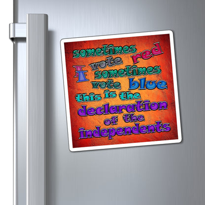 declaration of the independents - Magnets - (burnt orange)