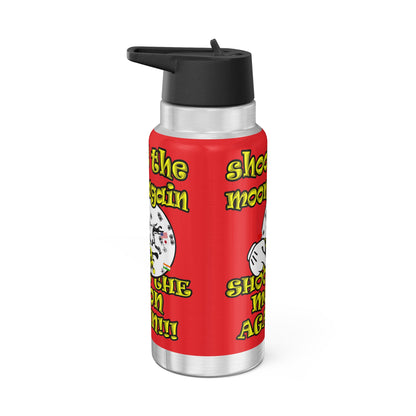 shoot the moon again - Gator Tumbler, 32oz (red)