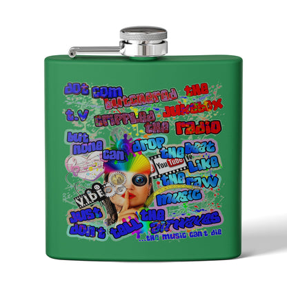 drop the beat - Stainless Steel Flask