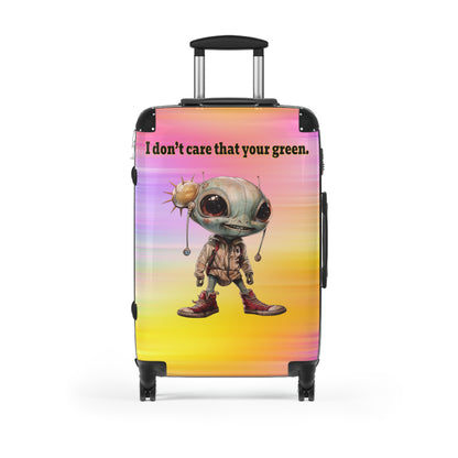I don't care that your green - Suitcase (color blur)