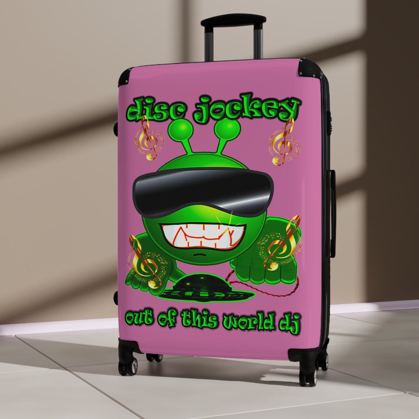 disc jockey - Suitcase (light pink)