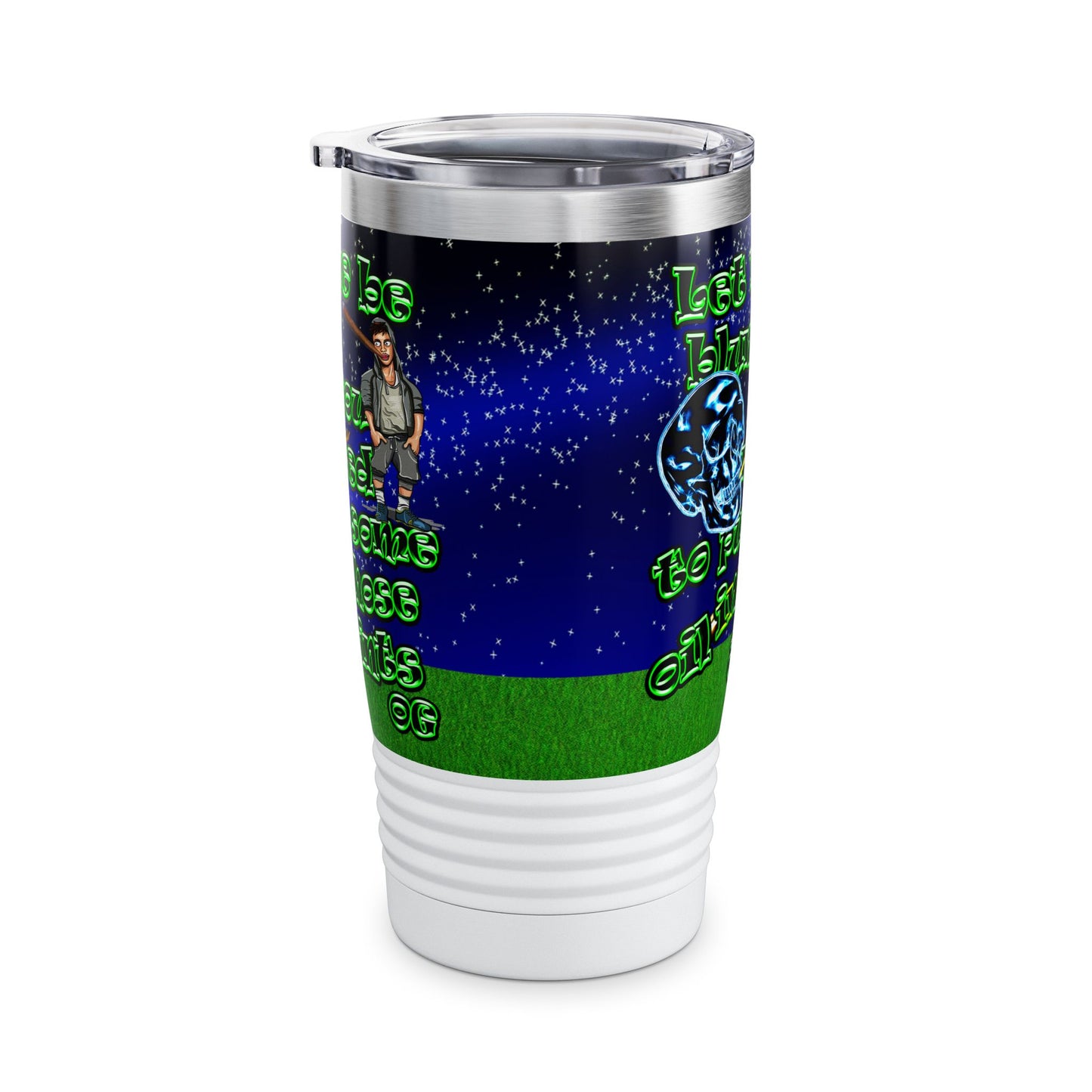 og - Ringneck Tumbler, 20oz ('snoops' background)