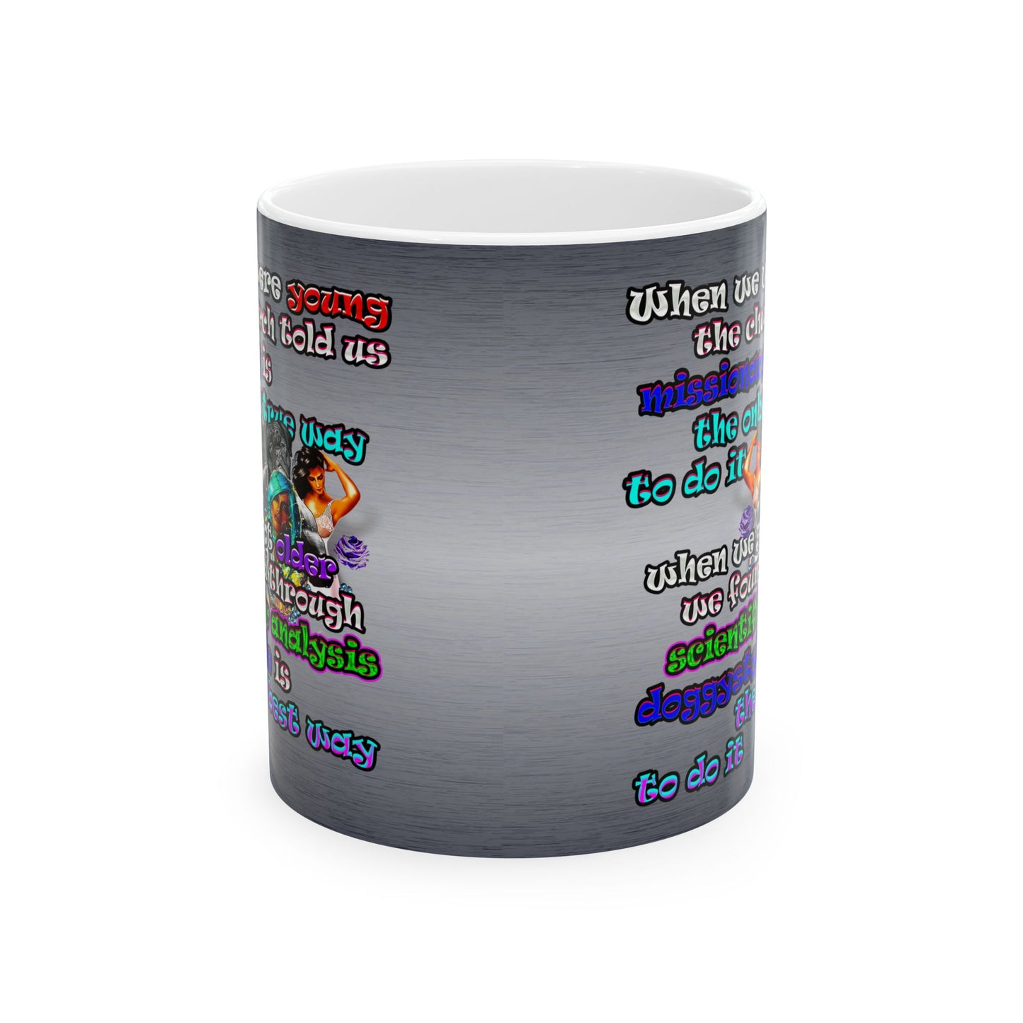 doggystyle - White Mug (brushed nickel)
