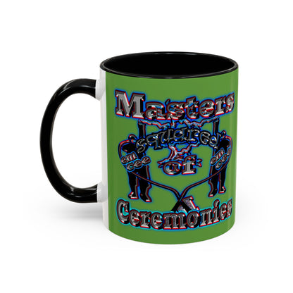 em cee squared - Accent Mug (green)