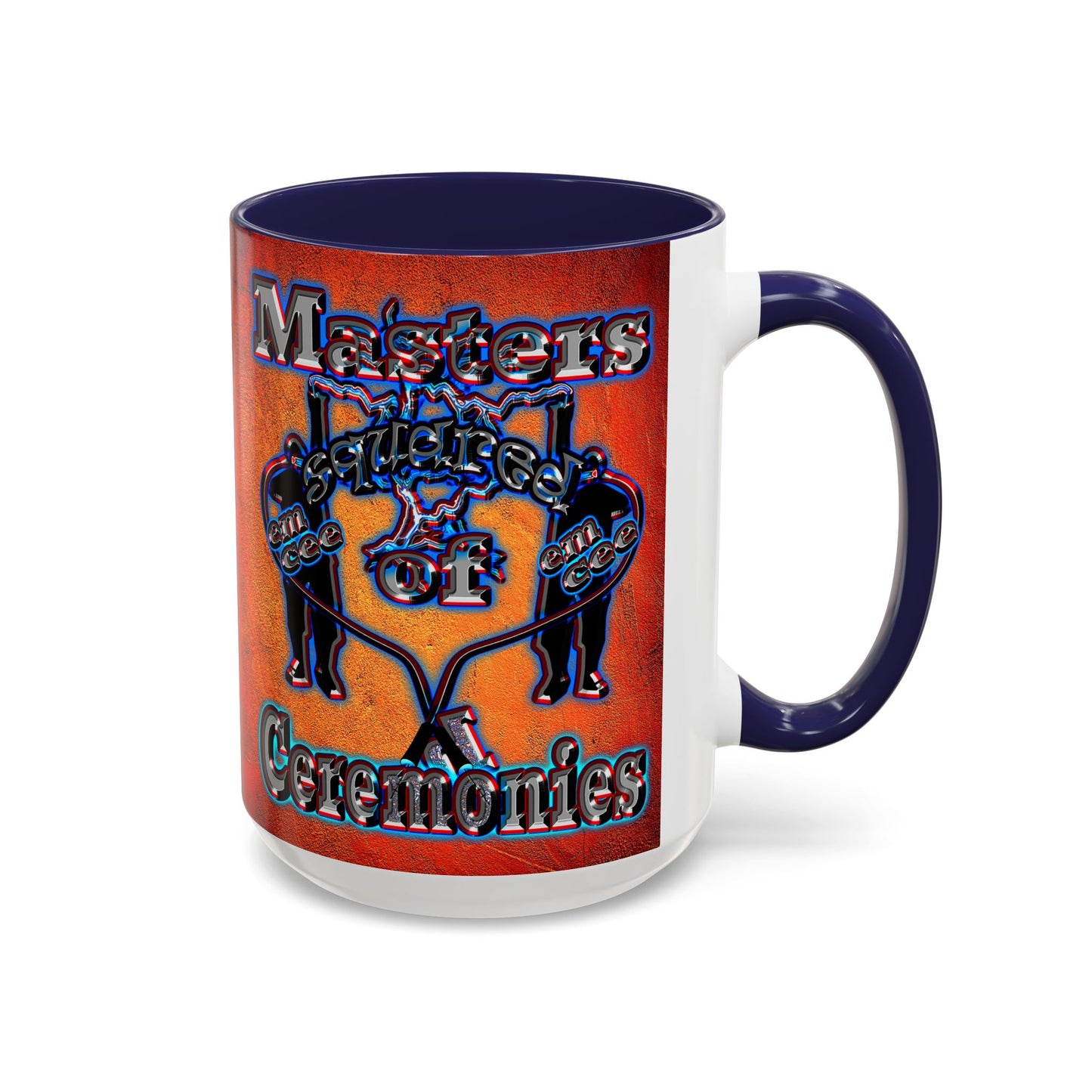 em cee squared - Accent Mug (burnt orange)