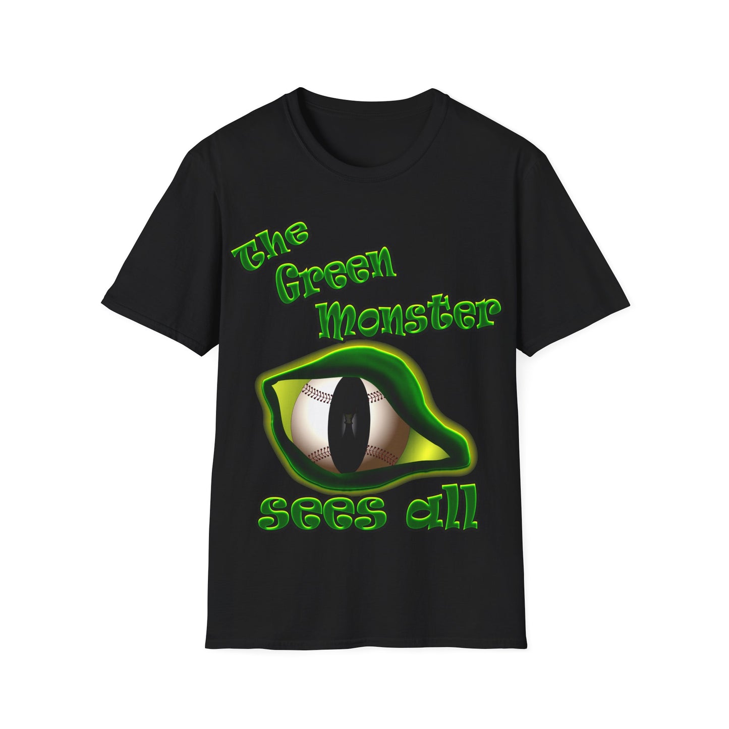 green monster - Unisex Softstyle T-Shirt