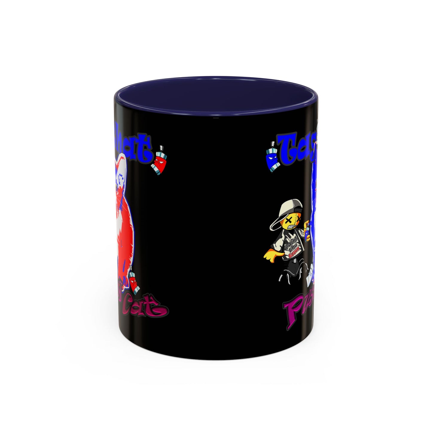 tag that - Accent Mug (black)