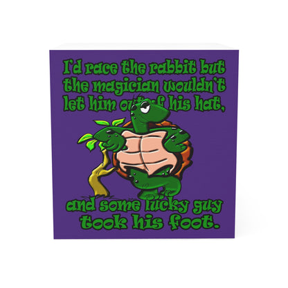 turtle race - note cube (purple)