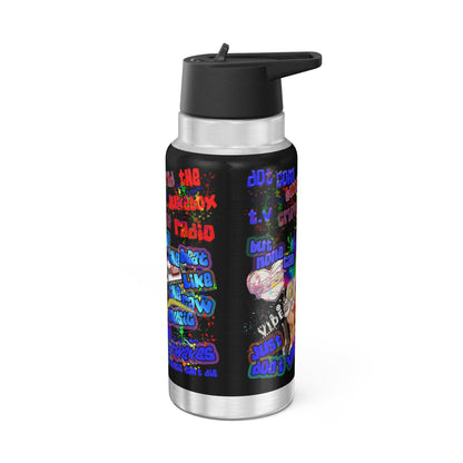drop the beat - Gator Tumbler, 32oz (black)