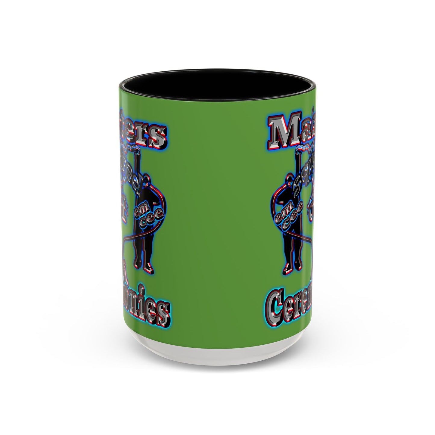 em cee squared - Accent Mug (green)