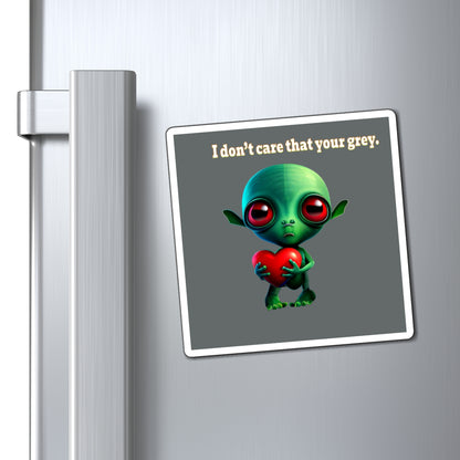 I don't care that your grey - Magnets - (dark grey)