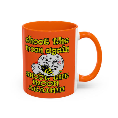 shoot the moon again - Accent Mug (orange)