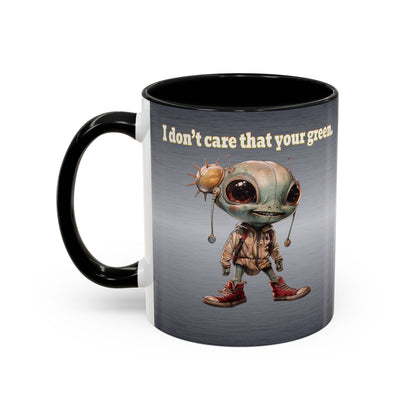 I don't care that your grey - Accent Mug (brushed nickel)