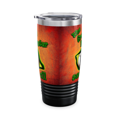 green monster - Ringneck Tumbler, 20oz (burnt orange)