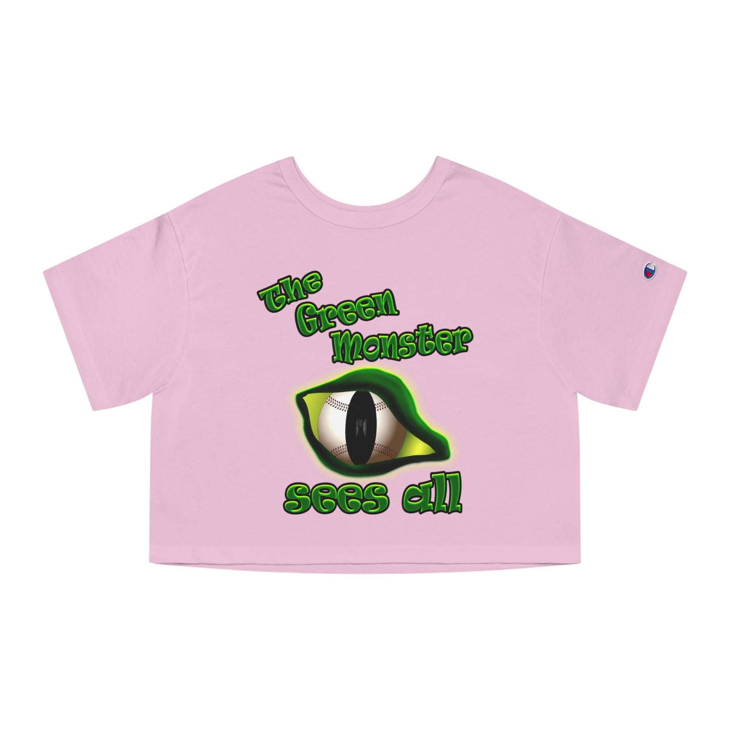 green monster - Champion Women's Heritage Cropped T-Shirt