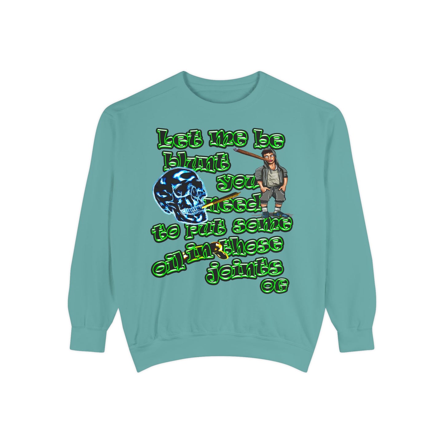 og - Unisex Garment-Dyed Sweatshirt