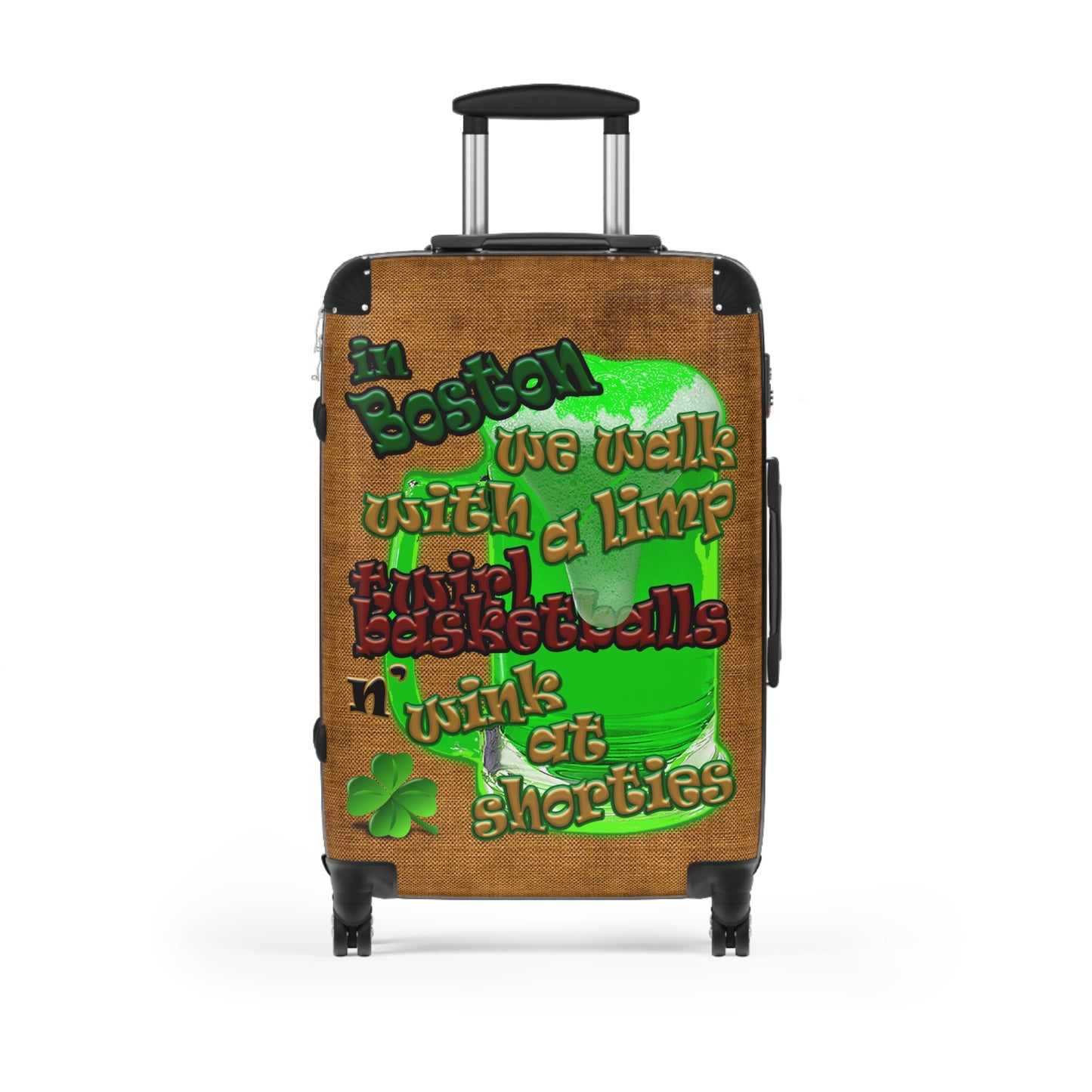 celtics logo - Suitcase (brown papyrus)
