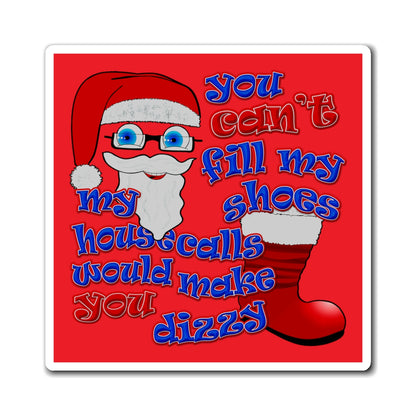 santa's shoes - Magnets - (red)