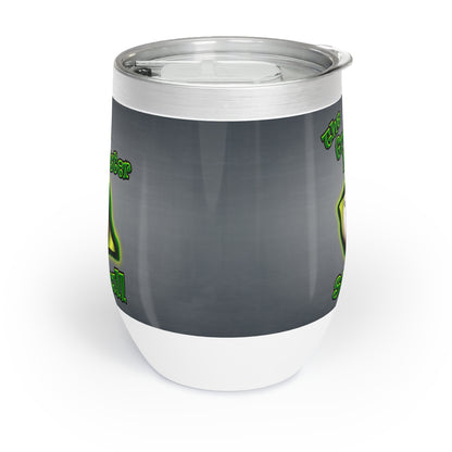 green monster - Chill Wine Tumbler (grey-light grey)