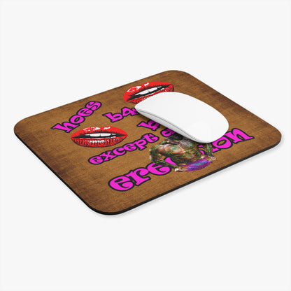 hoes b4 bros - Mouse Pad (Rectangle) (brown papyrus)