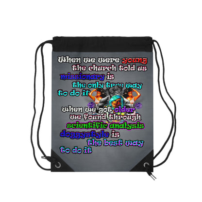 doggystyle - Drawstring Bag (grey-light grey)