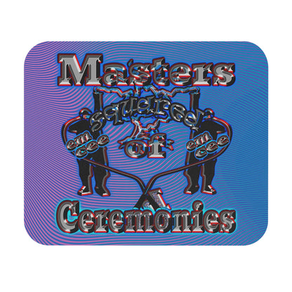 em cee squared - Mouse Pad (Rectangle) (light blue-purple wave)