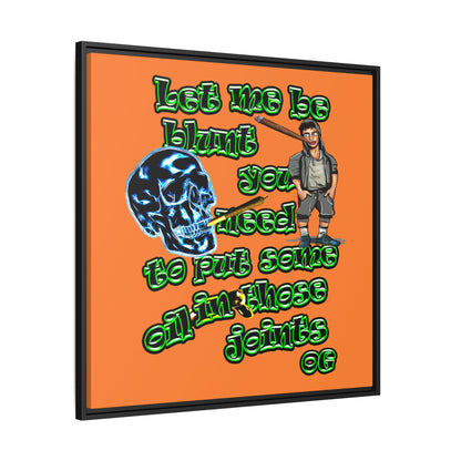 og - framed canvas art (crusta)