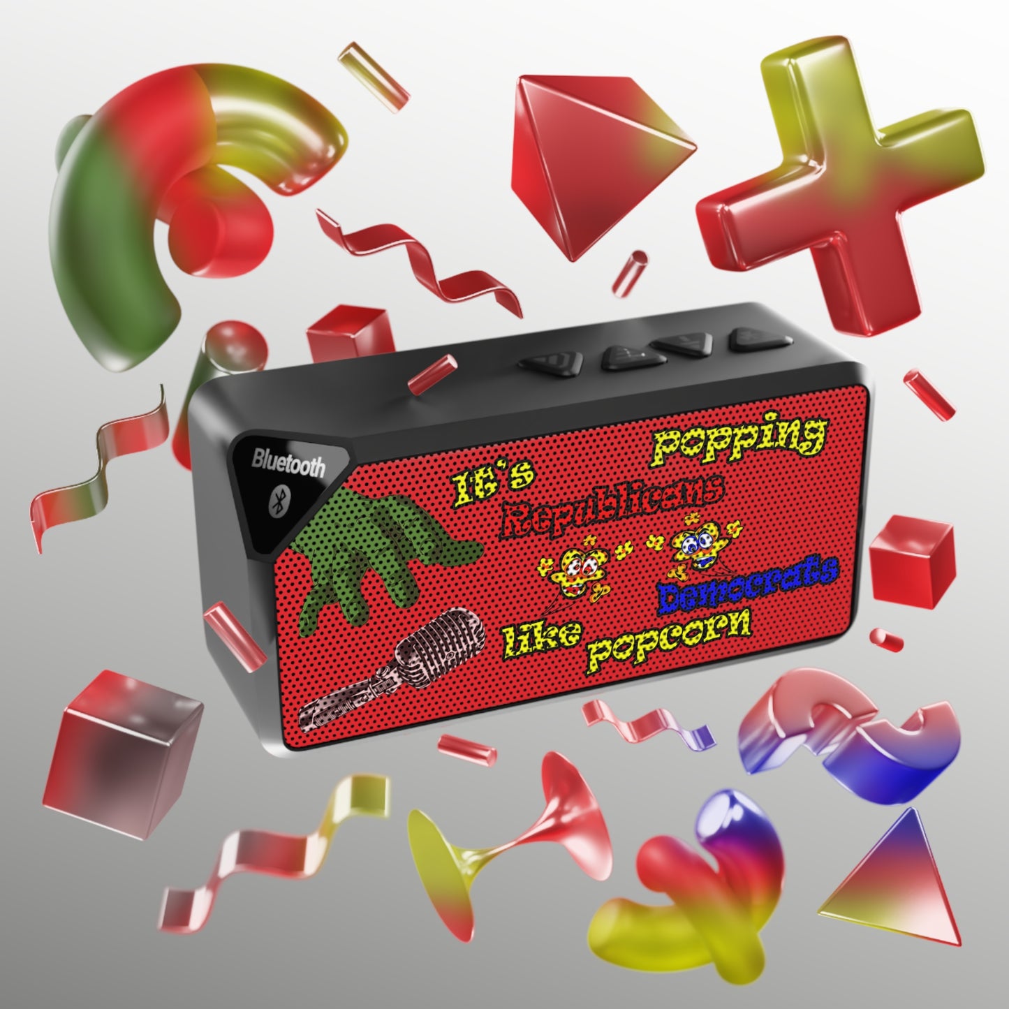 popping like popcorn - Jabba Bluetooth Speaker (red)