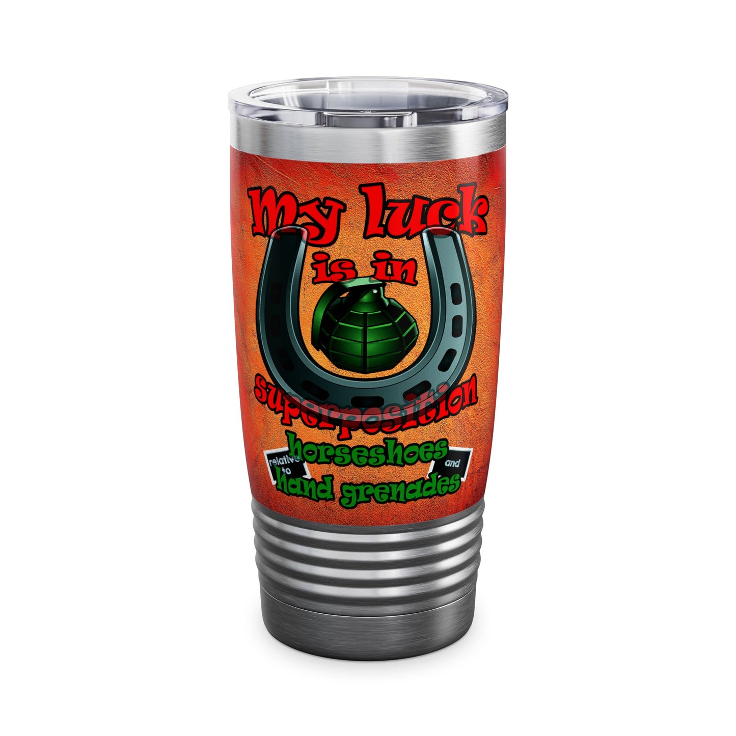 my luck - Ringneck Tumbler, 20oz (burnt orange)