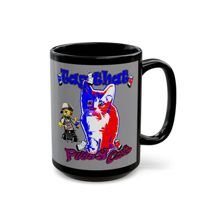 tag that - Black Mug (grey)