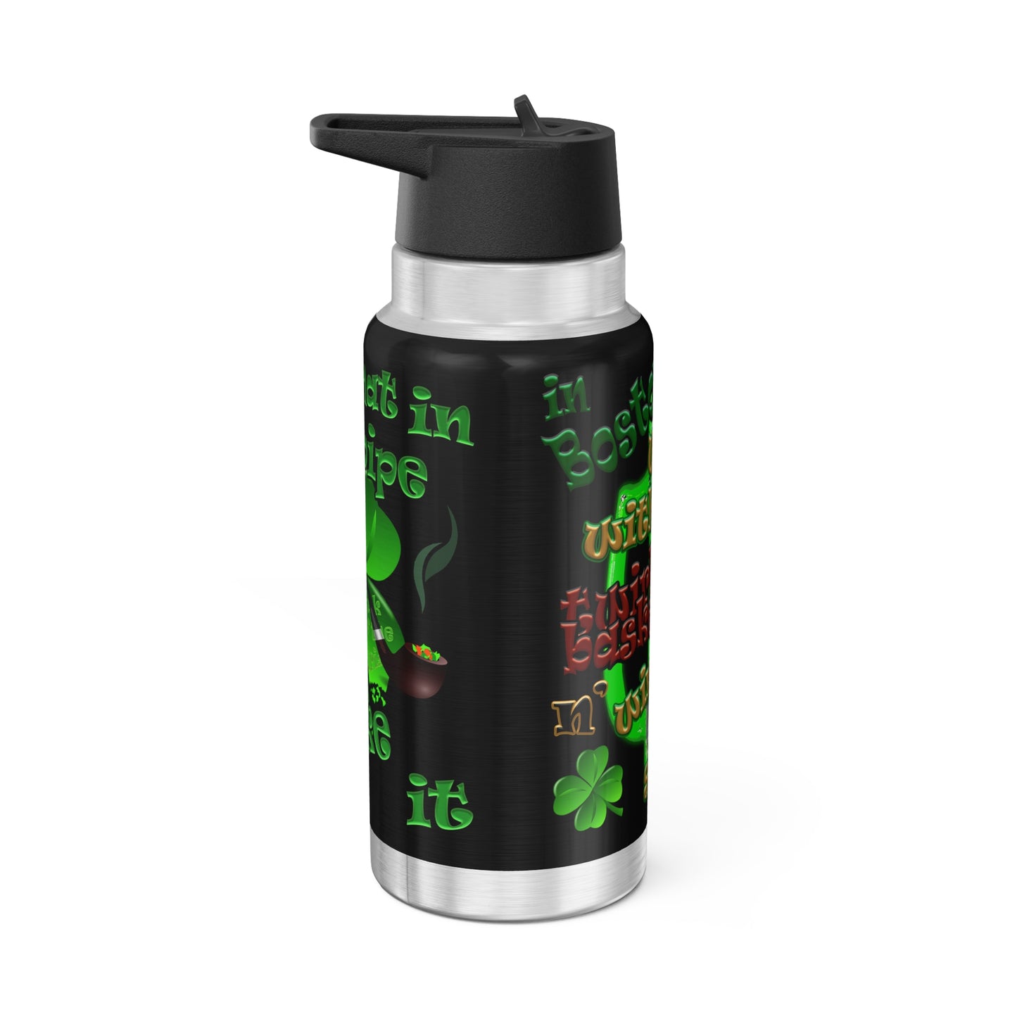 celtics logo - Gator Tumbler, 32oz (black)