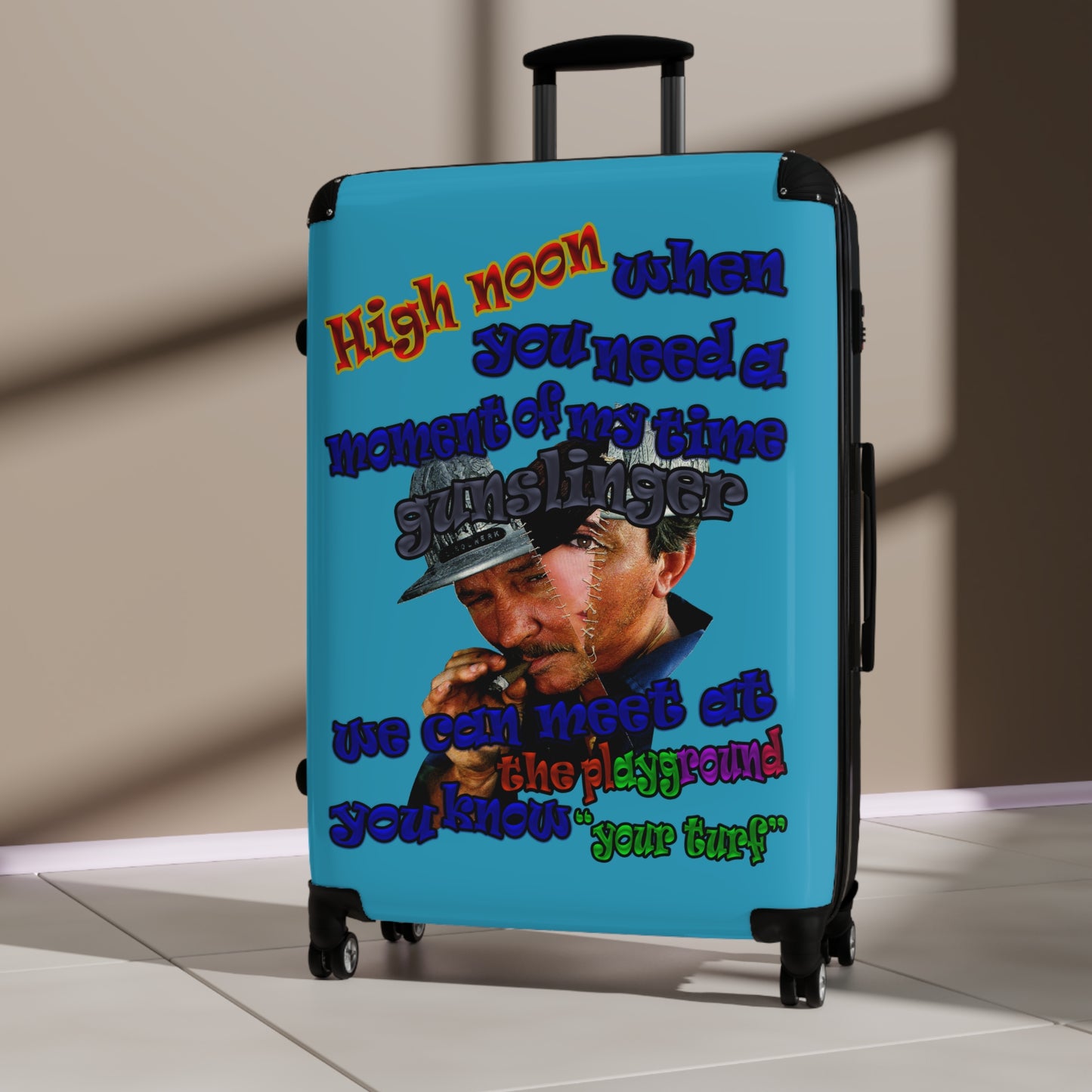 high noon - Suitcase (turquoise)