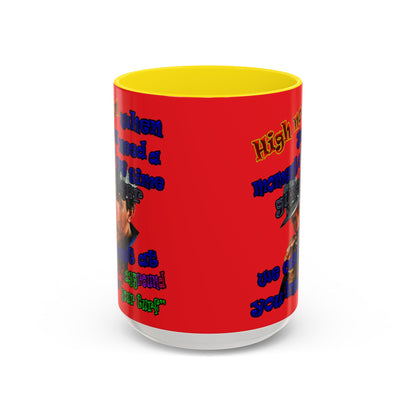 high noon - Accent Mug (red)