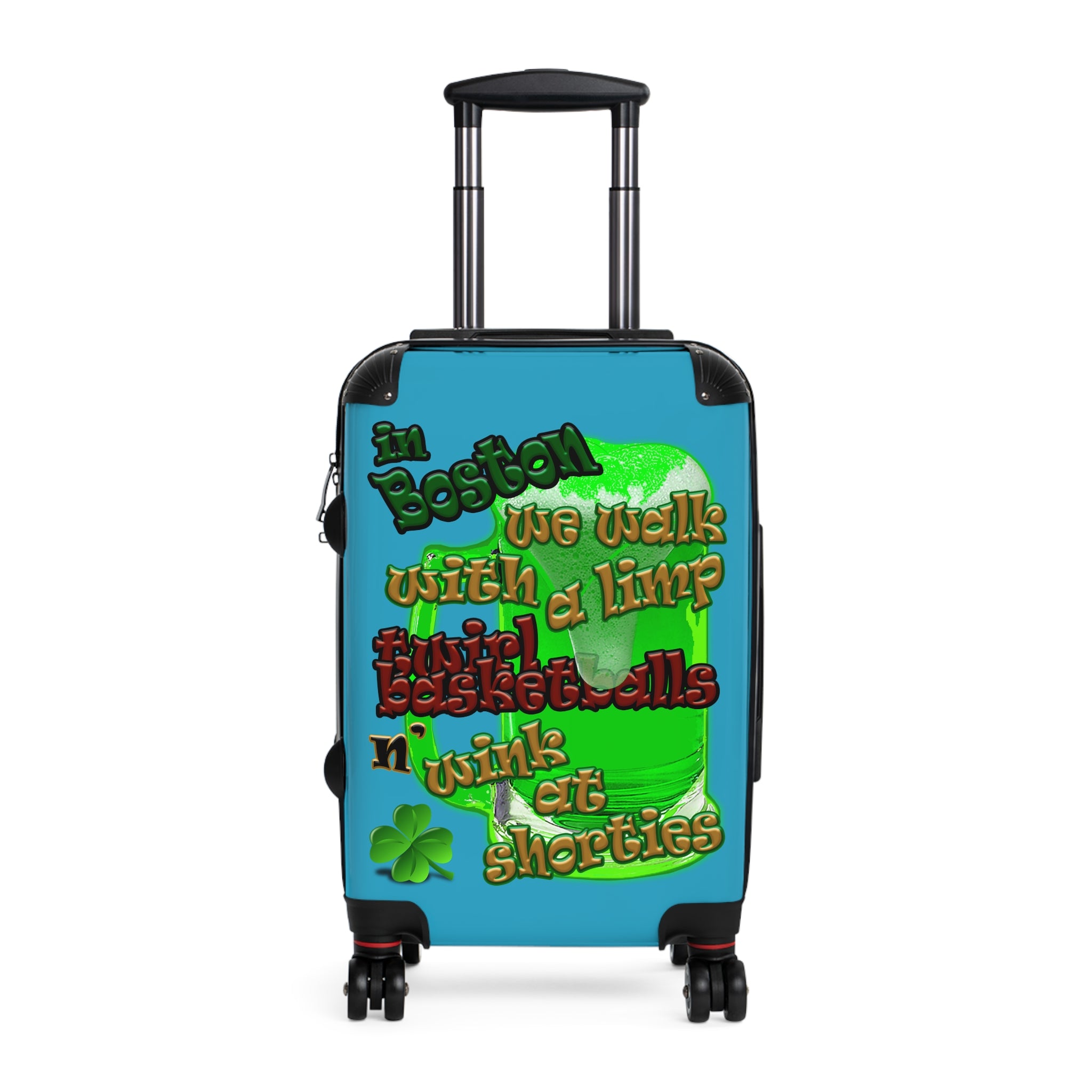 celtics logo - Suitcase (turquoise)