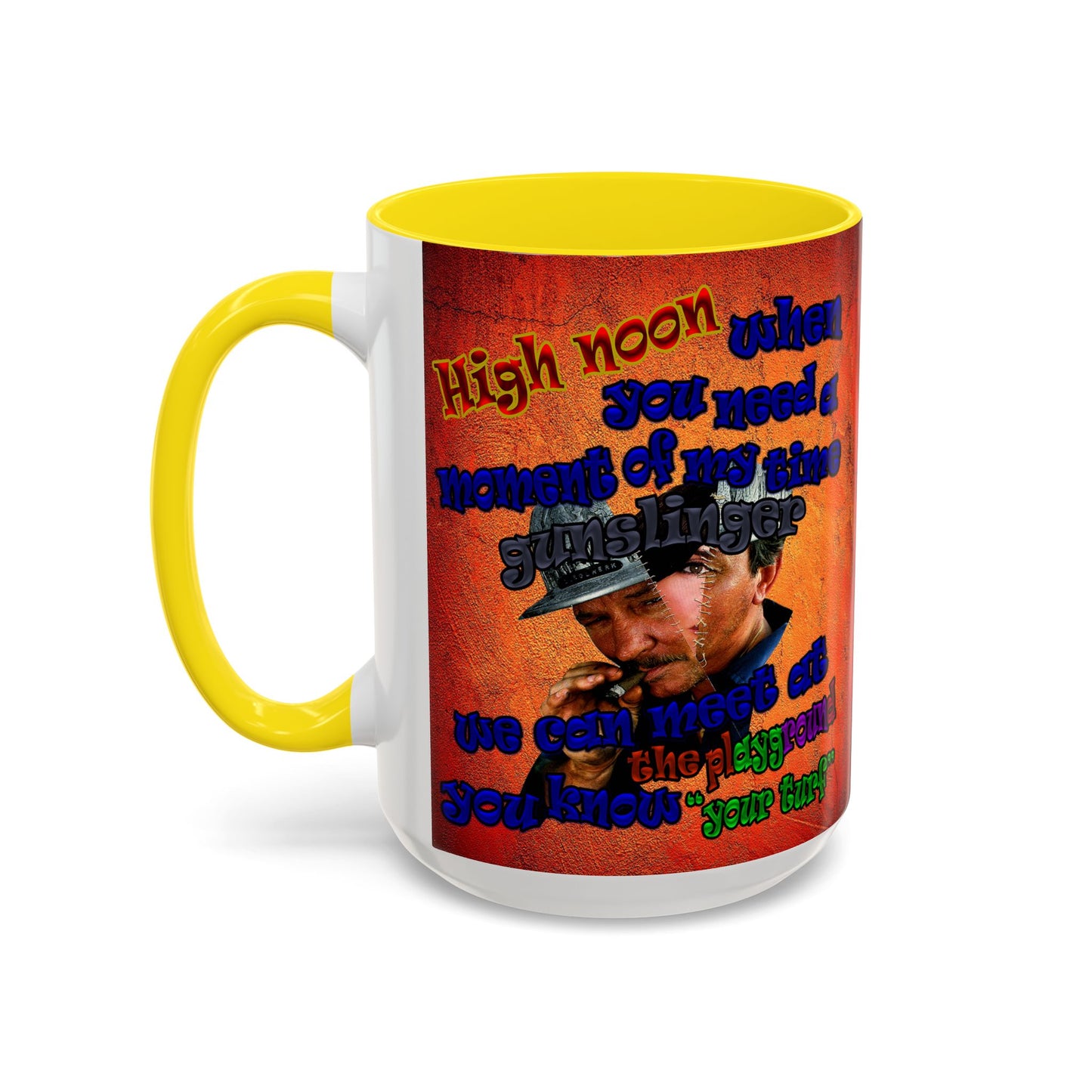 high noon - Accent Mug (burnt orange)