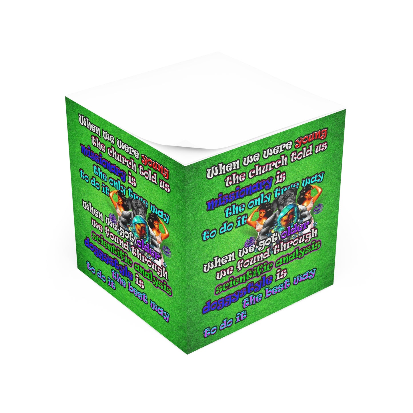 doggystyle - note cube (green turf)