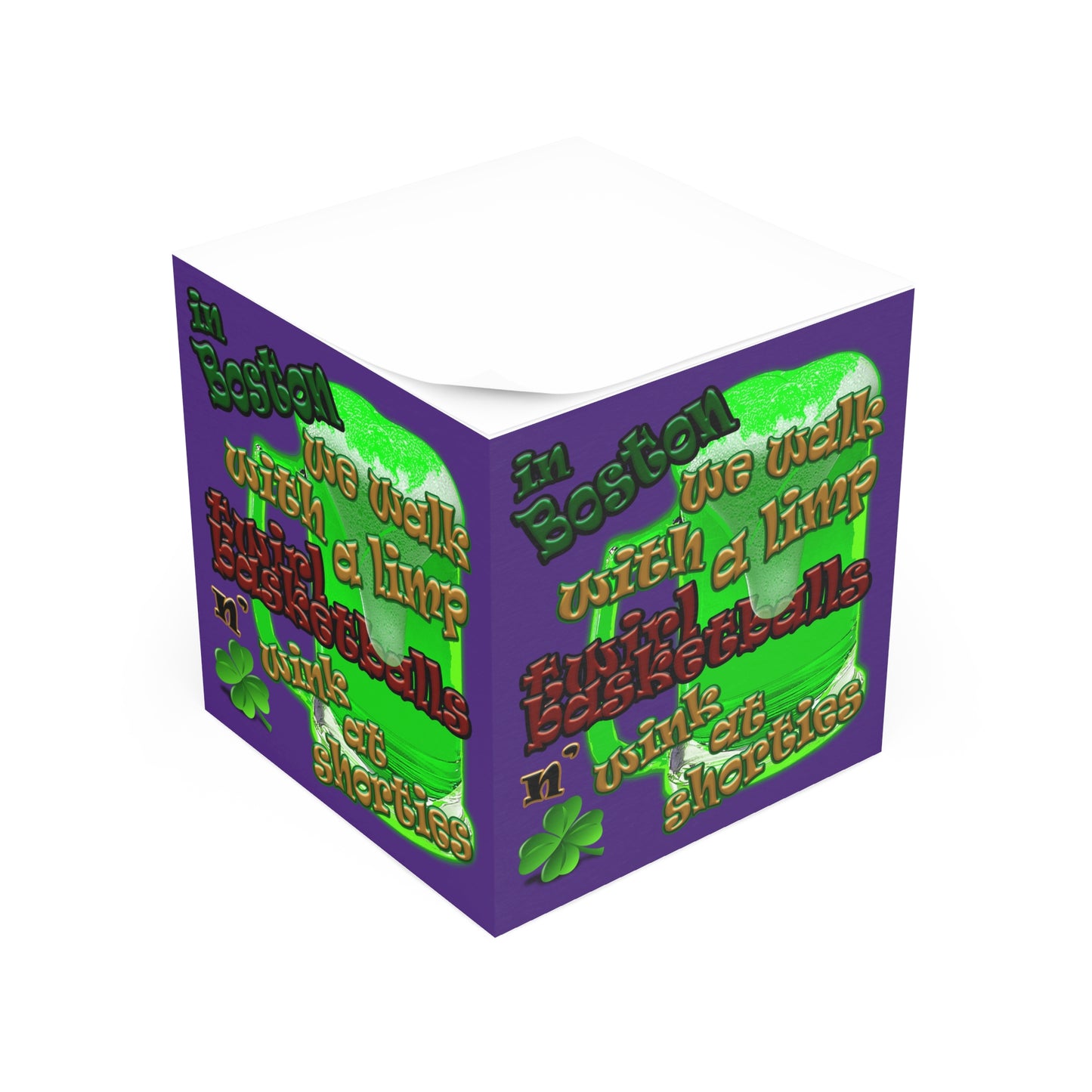 celtic's logo - note cube (purple)
