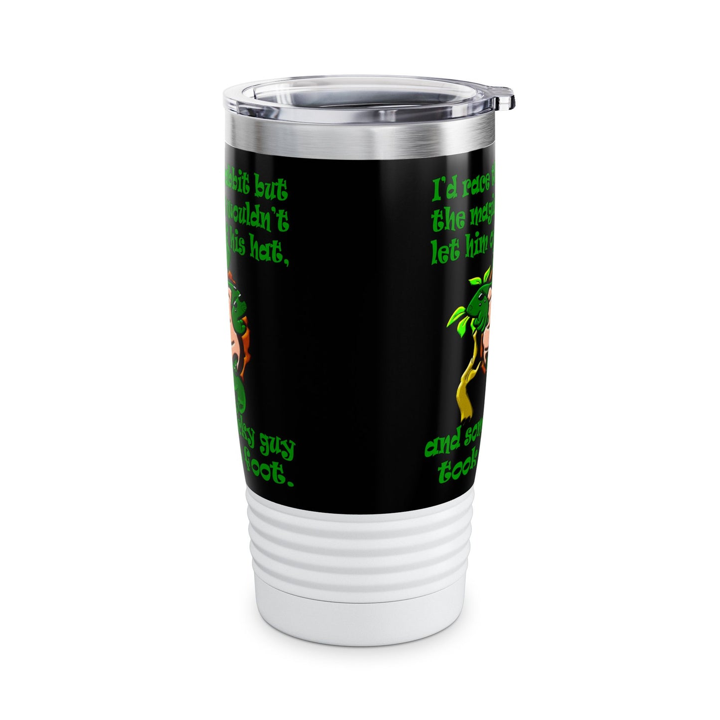 turtle race - Ringneck Tumbler, 20oz (black)