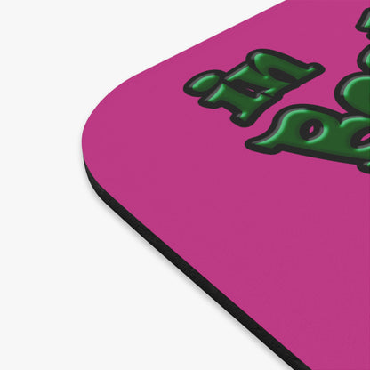 celtics logo - Mouse Pad (Rectangle) (pink)