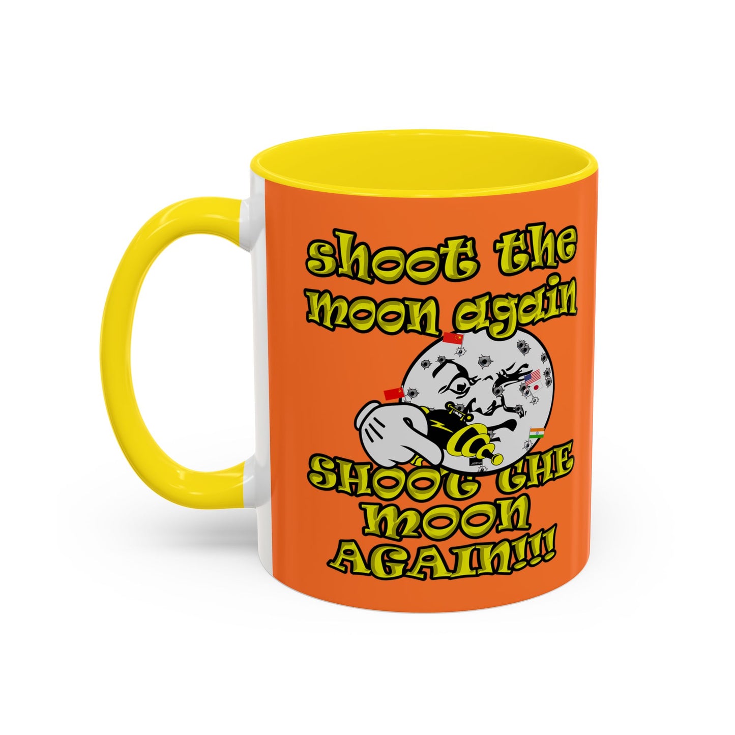 shoot the moon again - Accent Mug (crusta)