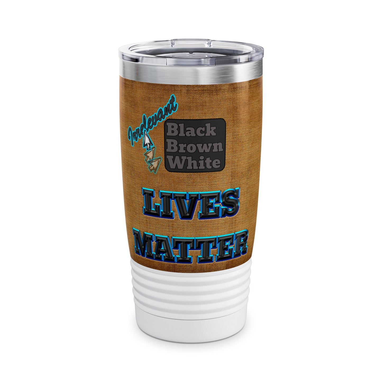 irrelevant - Ringneck Tumbler, 20oz (brown papyrus)