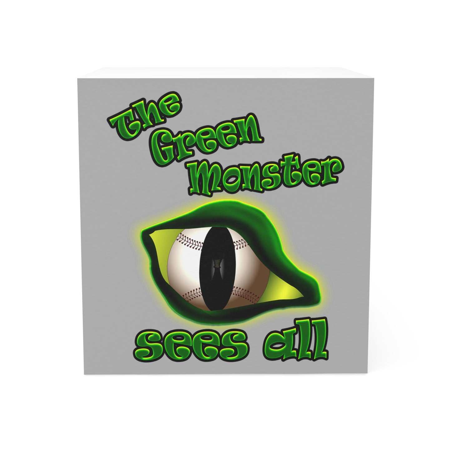 green monster - note cube (light grey)