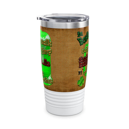celtics logo - Ringneck Tumbler, 20oz (brown papyrus)